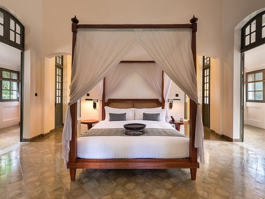 Elegant bedroom interior